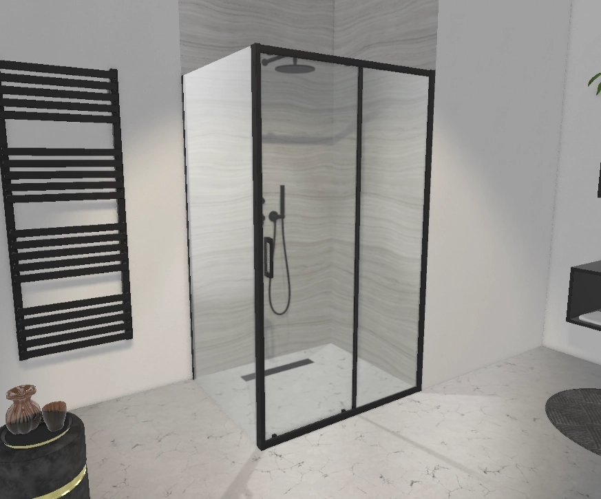 Душевая кабина Radaway Premium Pro Black KDJ 1200x900x2000 ПР