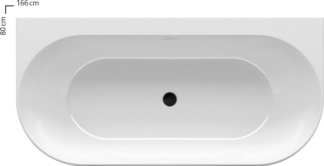 Cada Back to Wall Ravak Freedom 166x80 — 2
