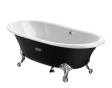 Ванна чугунная Freestanding Roca NewCast Black 170x85