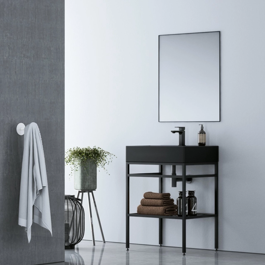Lavoar cu dulap ORKA Cape Town 60 Siyah (Black)