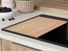 Chiuveta granit Primagran Oslo Duo Top Black metalic + accesorii 780x530