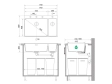 Гранитная кухонная мойка Primagran Oslo Duo Top Black metalic + аксессуары 780x530