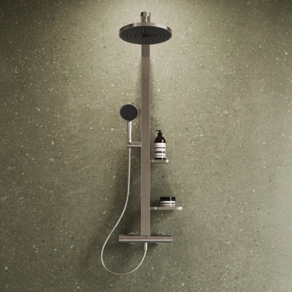 Душевая система термостатическая Ideal Standard Alu+ Round Chrome