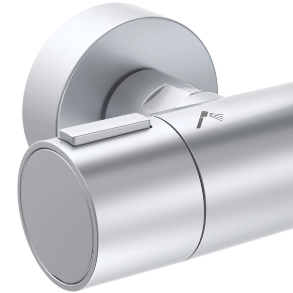 Душевая система термостатическая квадратная Ideal Standard ALU+ Square Silver — вид 4