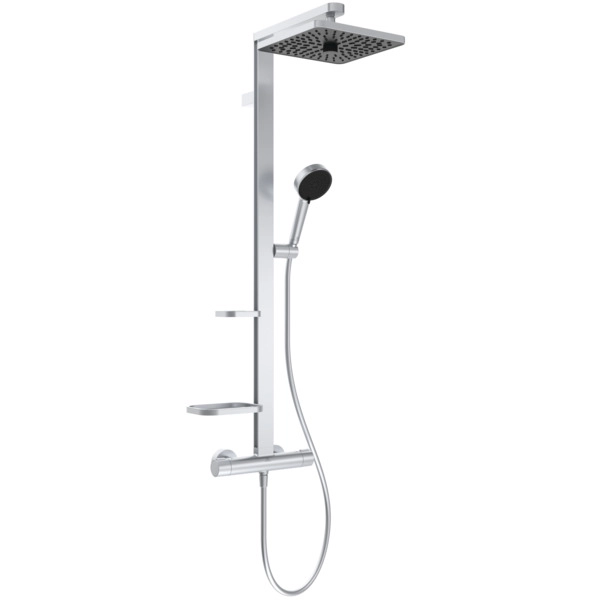 Coloana duș termostatată patrată Ideal Standard ALU+ Square Silver