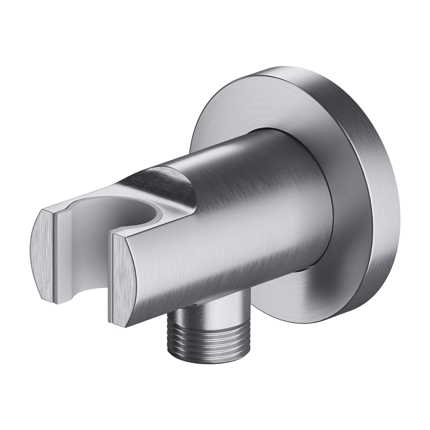 Шланговое подключение 1/2 с держателем Omnires Brushed Nickel