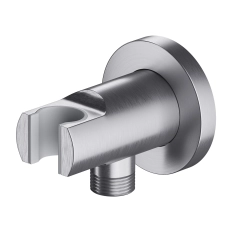Cot racord de perete cu suport para 1/2 Omnires Brushed Nickel