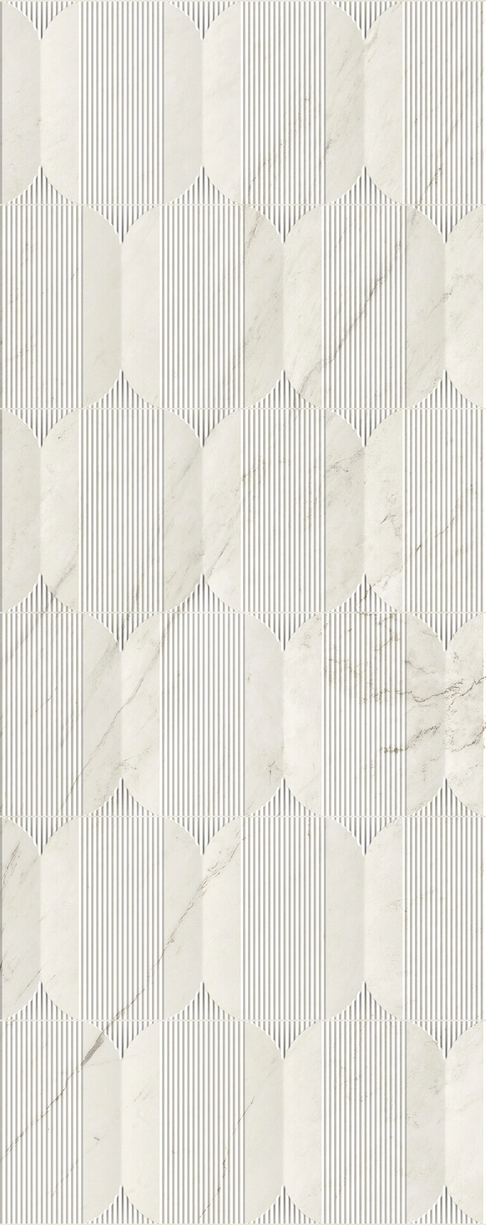 Deco GLEM WHITE 59,6x150