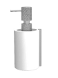 Дозатор для жидкого мыла BERTOCCI Easy White+Brushed Nickel