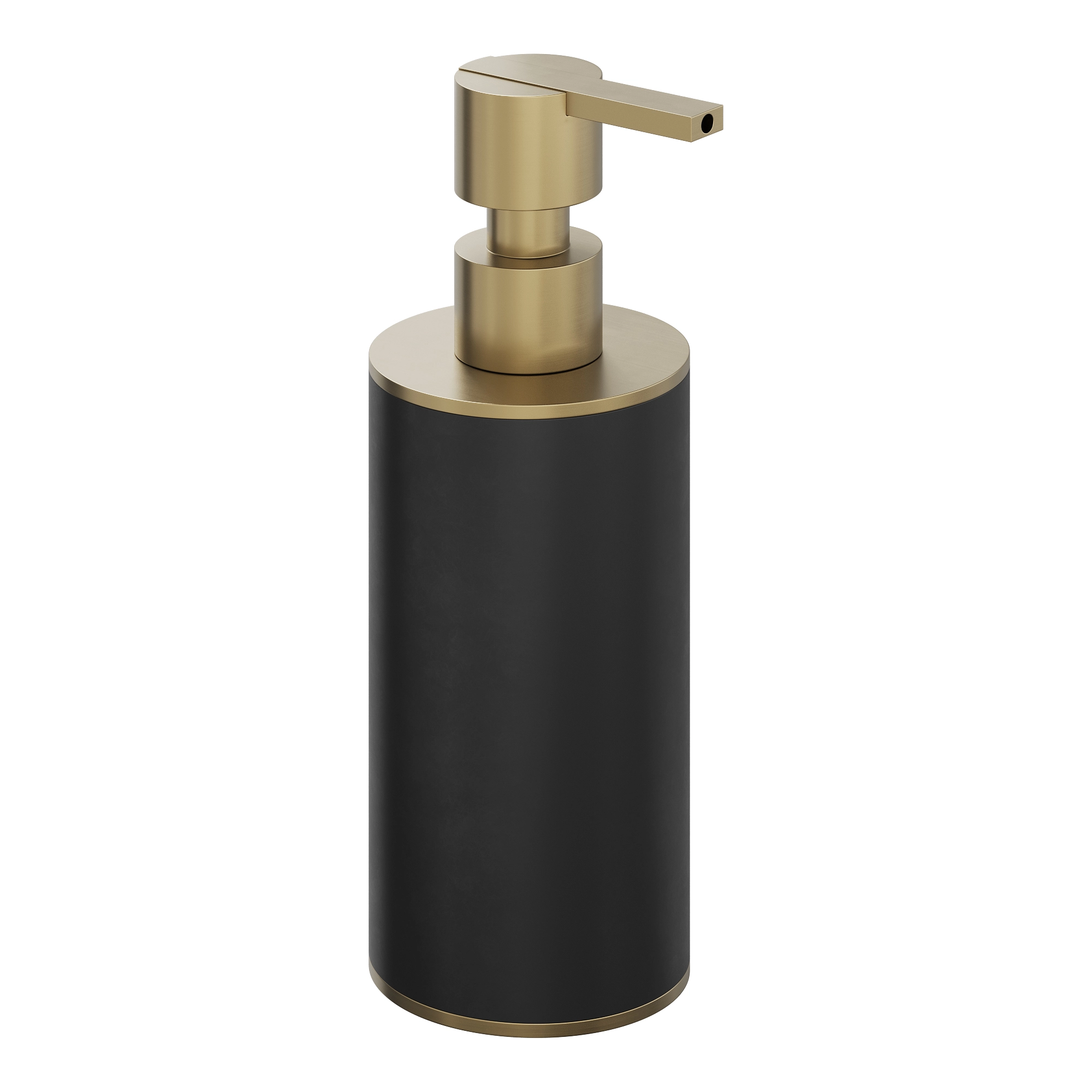 Дозатор для жидкого мыла BERTOCCI Officina 3.16 Black+Brass Gold PVD
