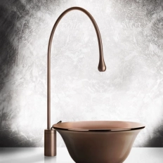 Умывальник накладной Gessi Goccia d.40 cm Bright Copper