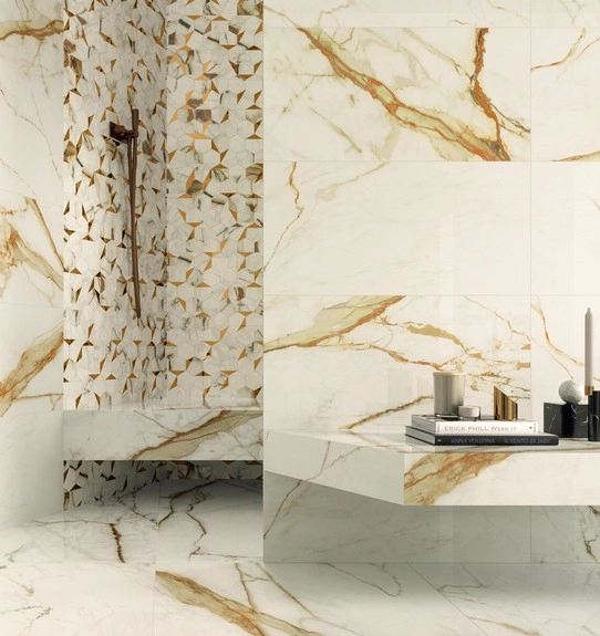 Marvel Shine Calacatta Imperiale Silk75x150 — 3