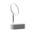 Oglinda cosmetica D.16 cm BERTOCCI Easy White+Chrome cu organizer