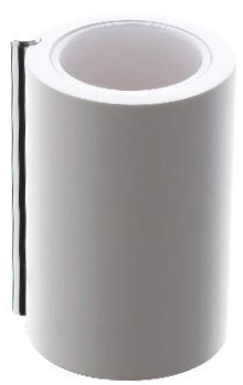 Pahar pe blat pentru periute BERTOCCI Easy White+Chrome