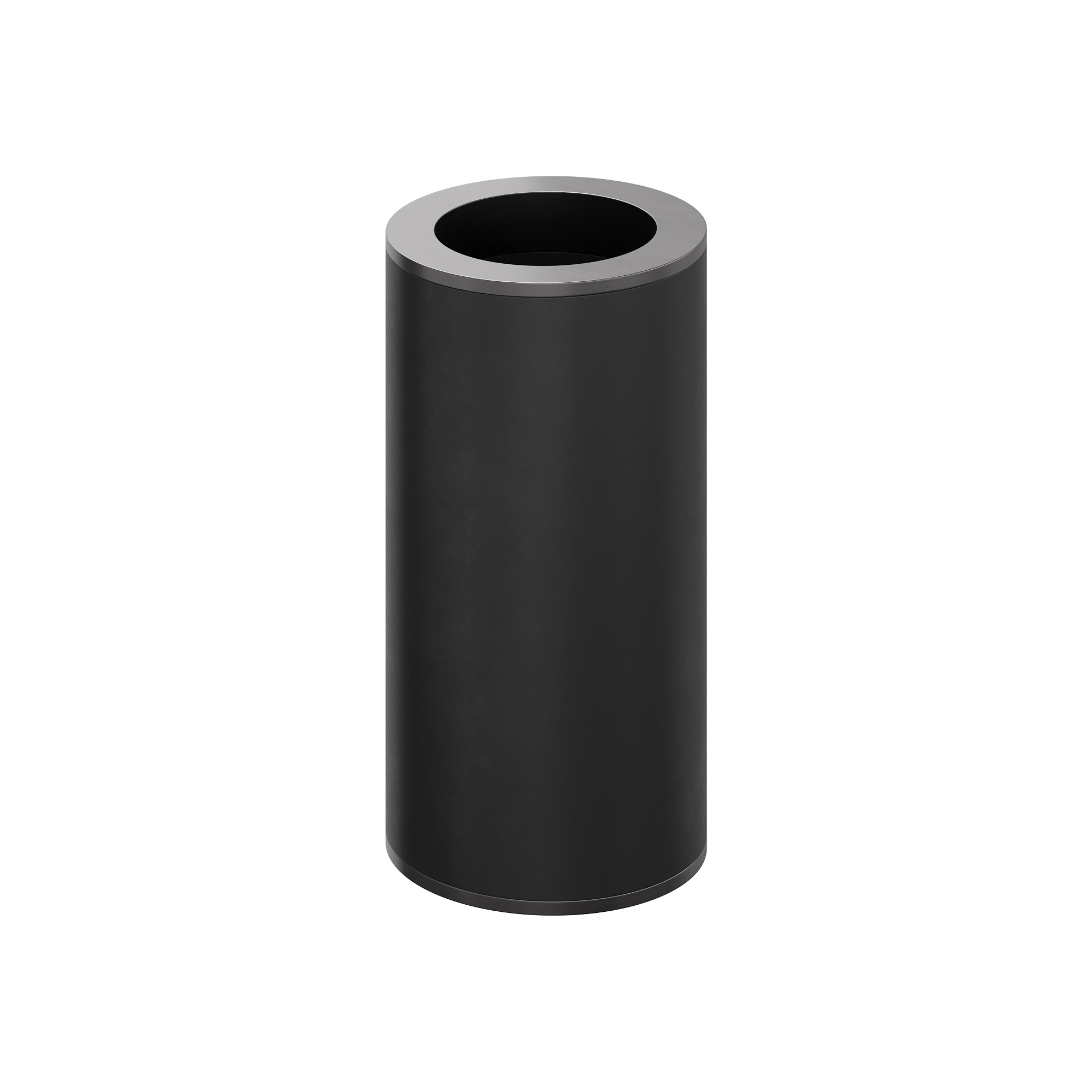 Pahar pe blat pentru periute BERTOCCI Officina 3.16 Black+Gunmetal PVD — 1