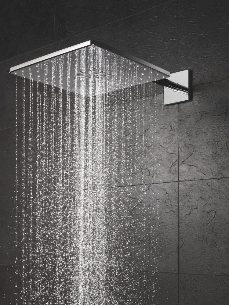 Pălărie duș cu braț Grohe Rainshower SmartActive 310x310 Chrome — vedere 4