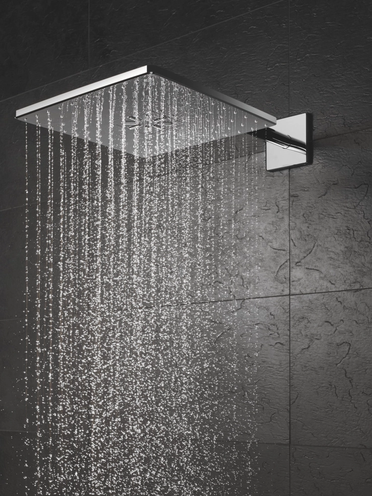 Pălărie duș cu braț Grohe Rainshower SmartActive 310x310 Chrome — vedere 5