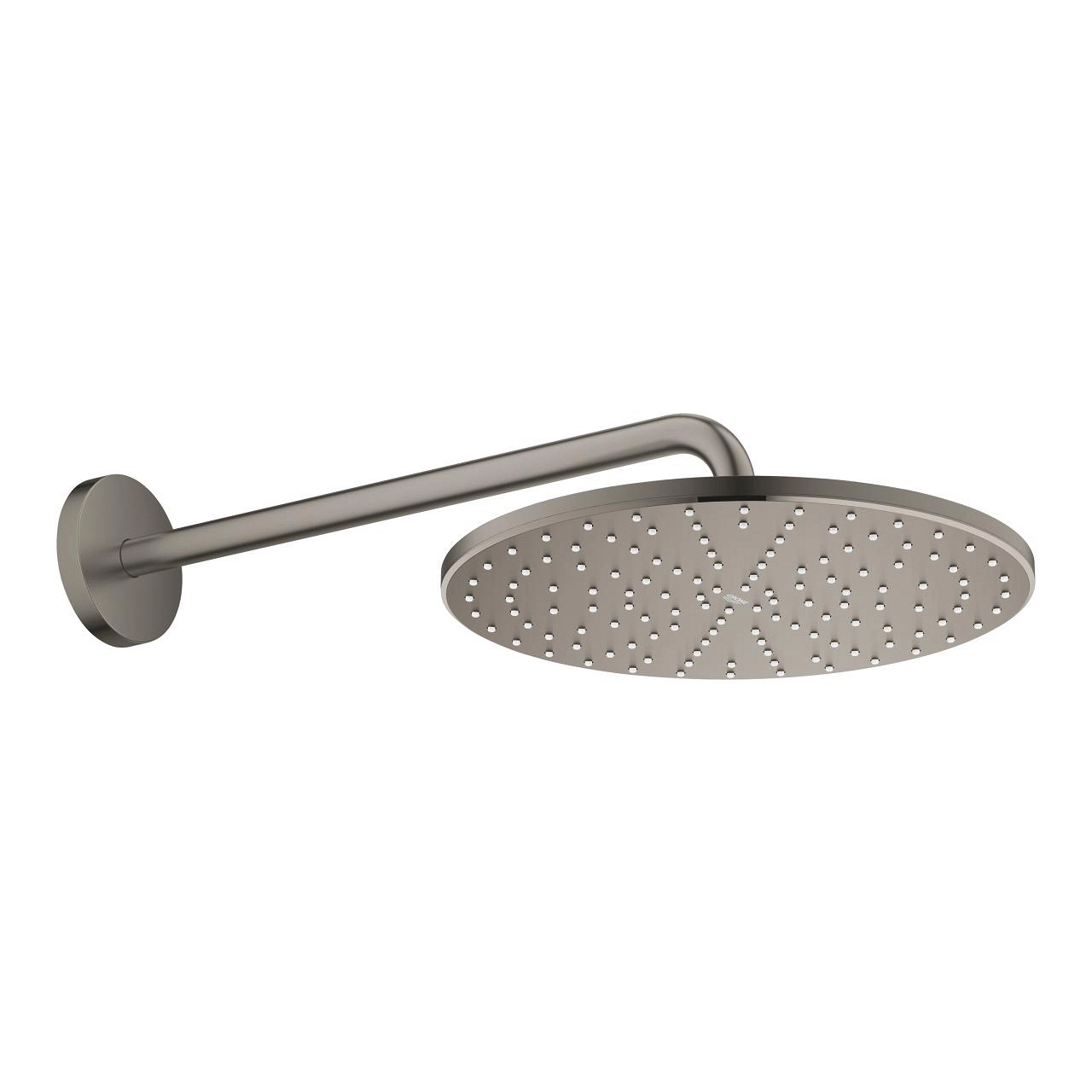 Верхний душ с кронштейном Grohe Rainshower Mono Round D.310 Brushed Hard Graphite — 2