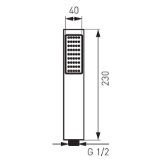 Para duș Ferro Moderno S115