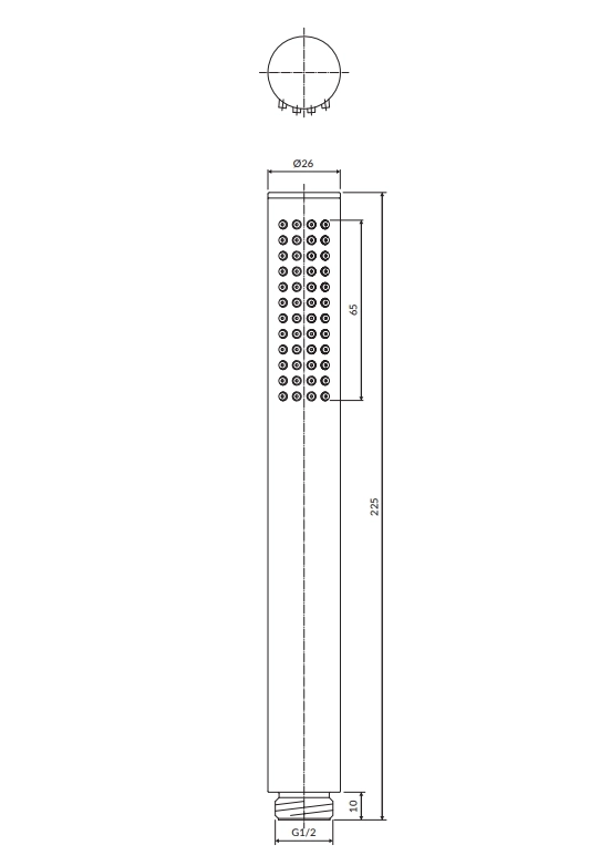Para duș Omnires Brushed Nickel