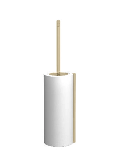 Ёршик напольный BERTOCCI Easy White+Natural Nickel