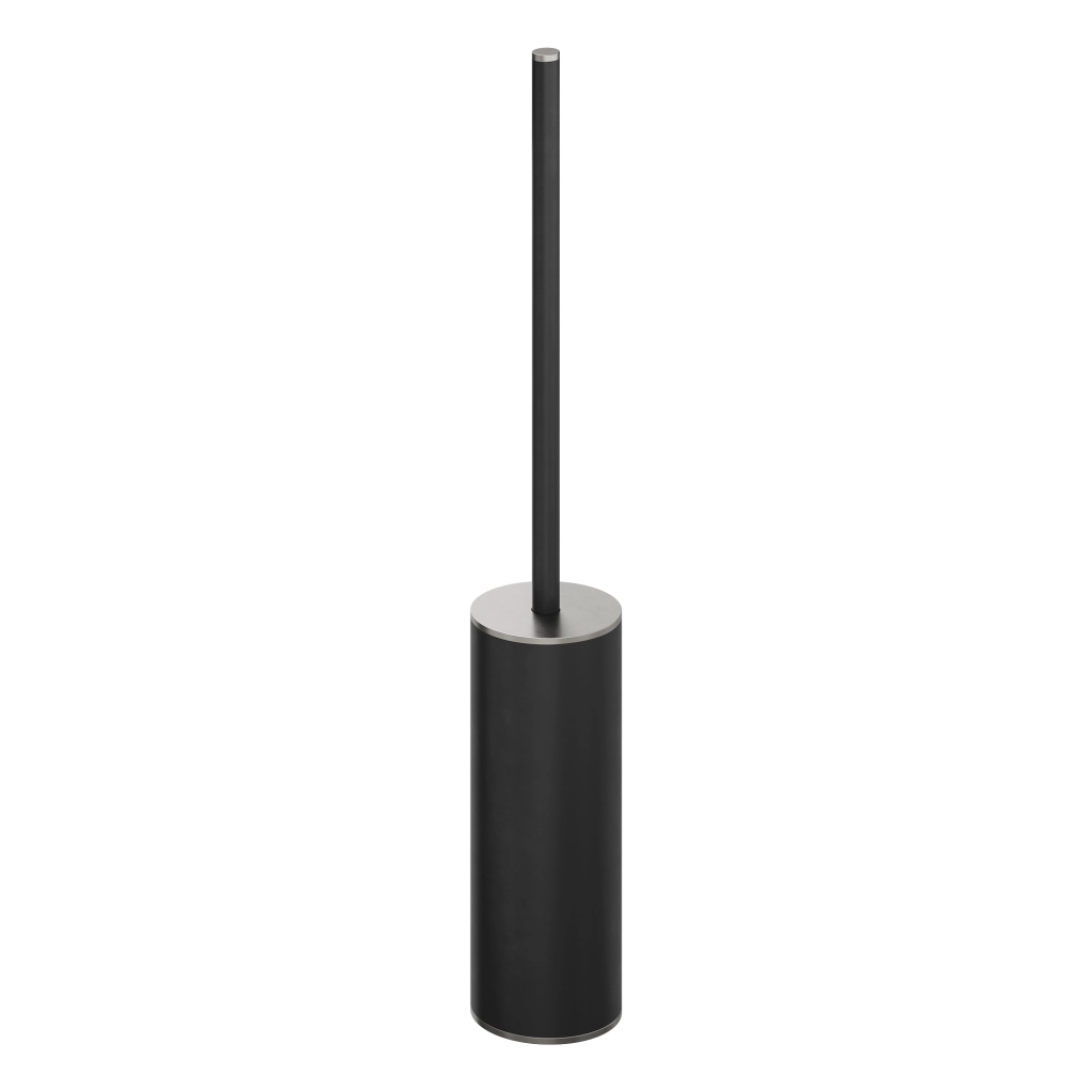 Perie WC pe podea BERTOCCI Officina 3.16 Inox+Black
