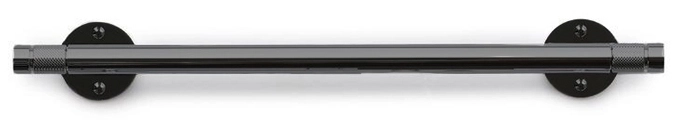 Portprosop BERTOCCI Officina 01 L=50 cm Matt Black Nickel