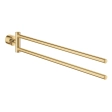 Полотенцедержатель двойной Grohe Atrio Gold 49 cm