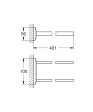 Полотенцедержатель Grohe Allure Brilliant 43 cm