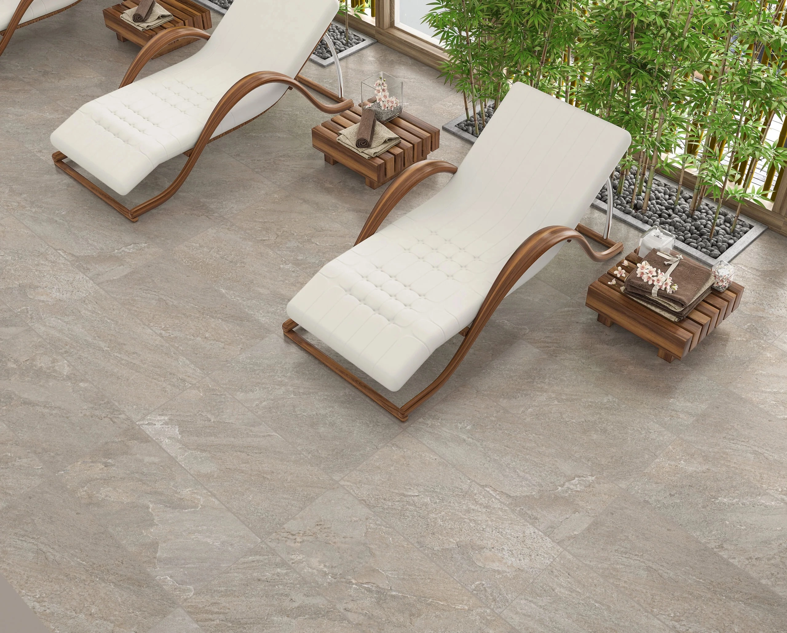 Gresie QUARTZ STONE TAUPE MAT 60x120 — 2