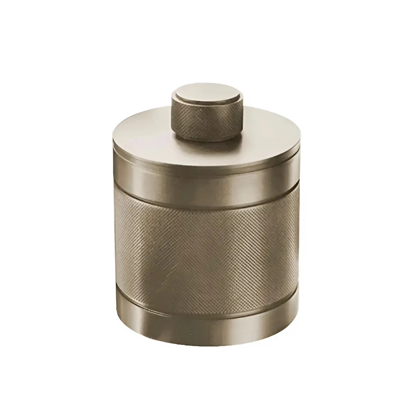 Контейнер с крышкой BERTOCCI Officina 01 Brushed Nickel — 1