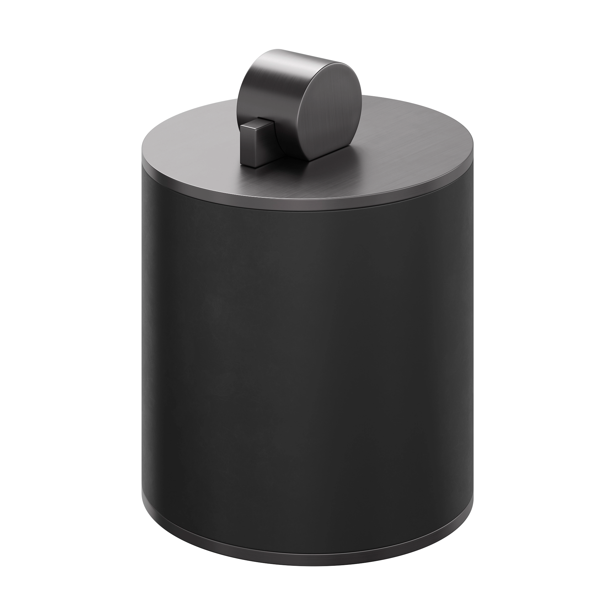 Контейнер с крышкой BERTOCCI Officina 3.16 H=11 cm Gunmetal PVD+Black