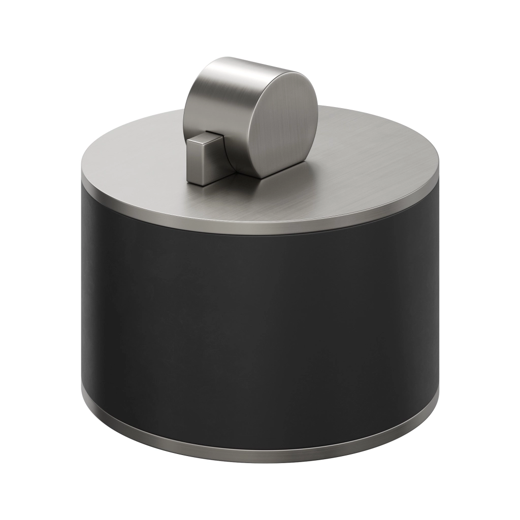 Recipient cu capac BERTOCCI Officina 3.16 H=7.5 cm Inox+Black
