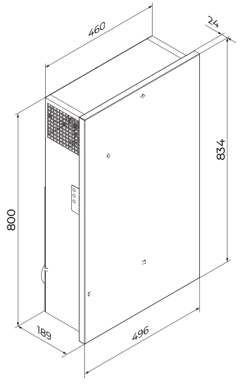 Recuperator de caldura Blauberg FRESHBOX 110