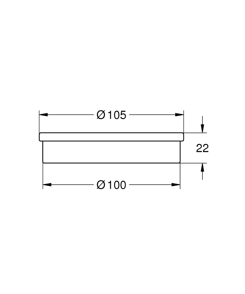 Sapuniera Grohe Atrio — 2
