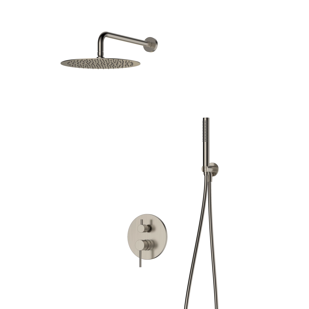 Душевой комплект ENZZI Brushed Nickel