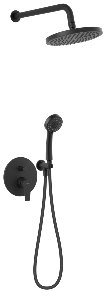 Set de duș îngropat Ferro Ritto Black