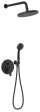 Set de duș îngropat Ferro Ritto Black
