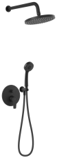 Set de duș îngropat Ferro Ritto Black
