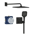 Set de duș îngropat termostatat Grohe GRT Smartcontrol 310x310 Phantom Black