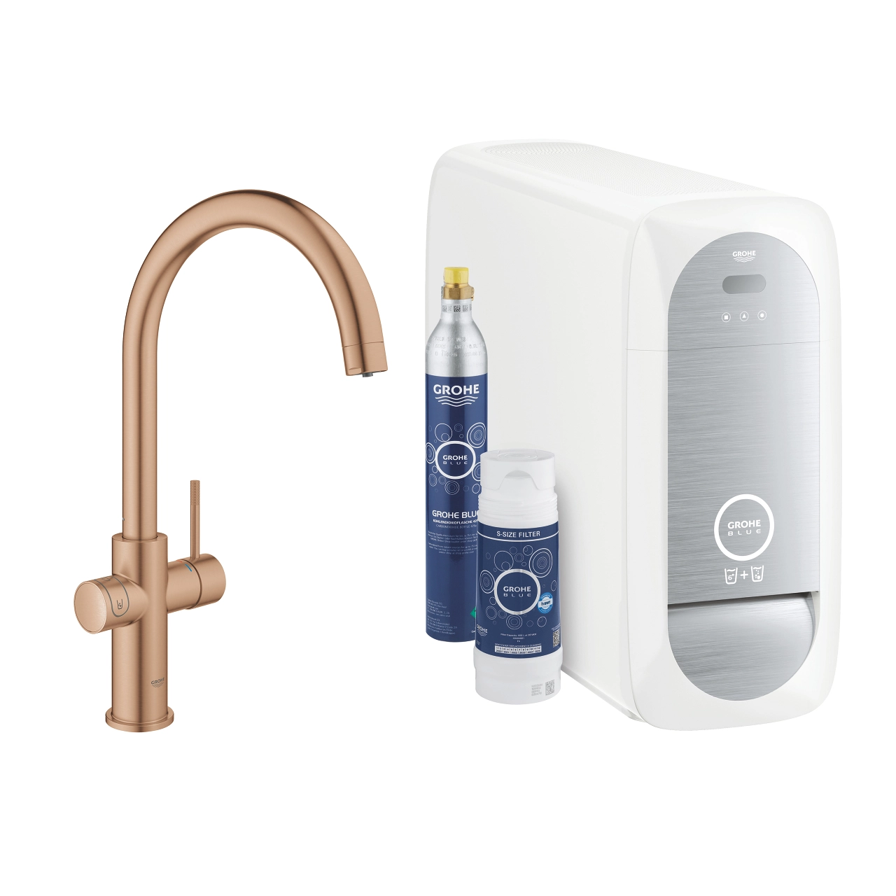 Система фильтрации и подачи воды Grohe Blue Home Brushed Warm Sunset