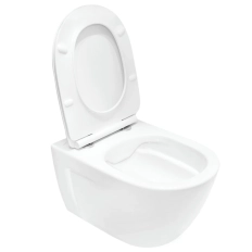 Set vas WC suspendat Roca Happy-N Rimless + capac