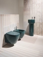 Унитаз подвесной Simas Juniper Menta Green Vertigo + крышка Soft-Close