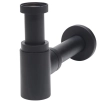 Sifon lavoar din alama Wirquin Mini Lineis Black