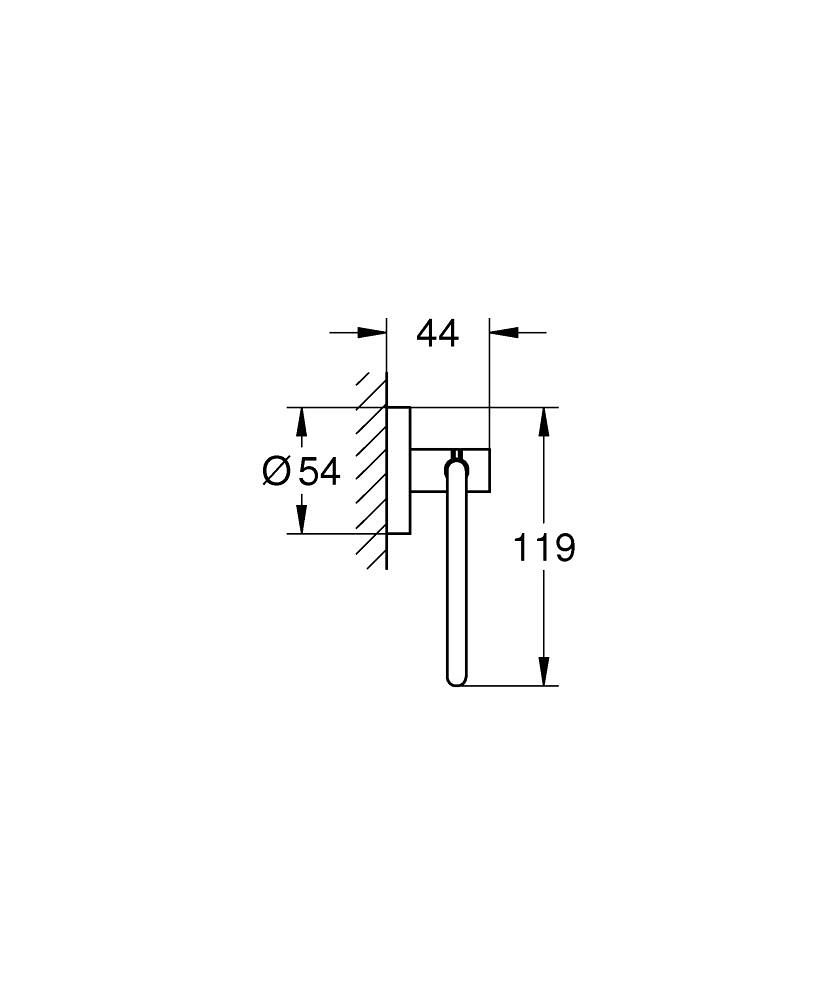 Держатель туалетной бумаги Grohe Essentials SuperSteel