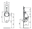 Vas urinal Ideal Standard i.Life 6V