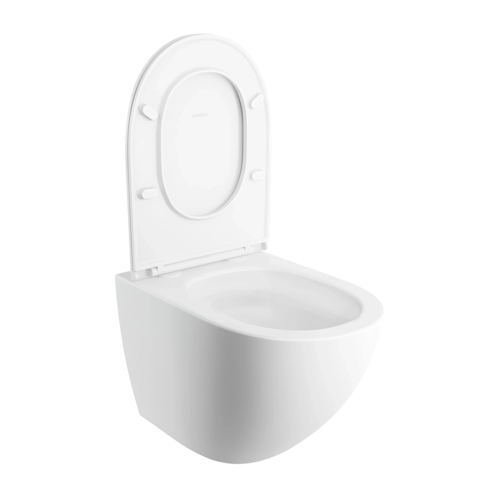 Vas WC suspendat Omnires Ottawa Silent Power alb mat